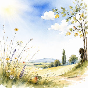 Spätsommerliche Landschaft 
